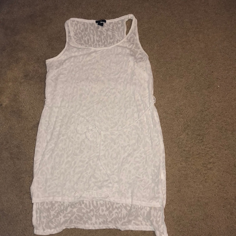 H&M beach coverup. See through